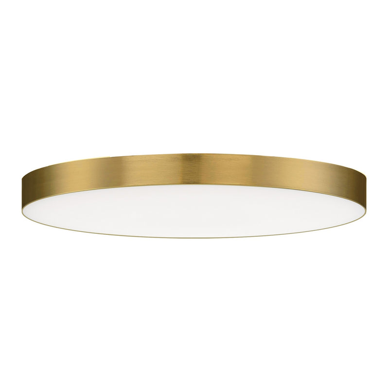 Maxim 57663WTSBR LED Flush Mount, Satin Brass
