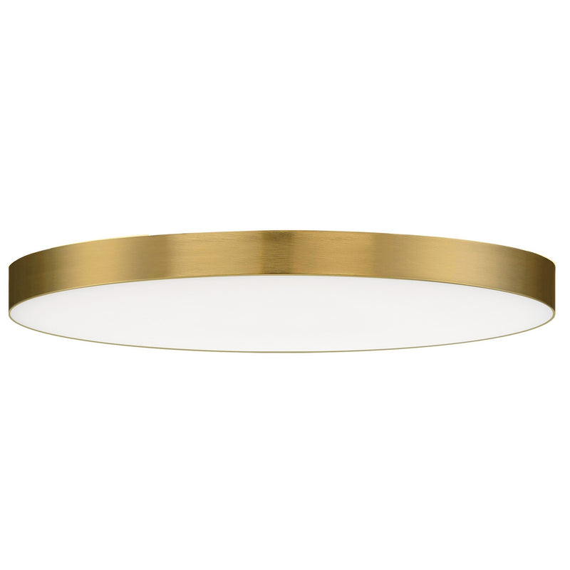 Maxim 57664WTSBR LED Flush Mount, Satin Brass