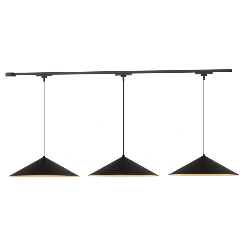 Kuzco Lighting TR3L-P73915-BK LED Ceiling Kit, Black