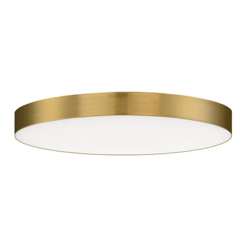 Maxim 57670WTSBR LED Flush Mount, Satin Brass