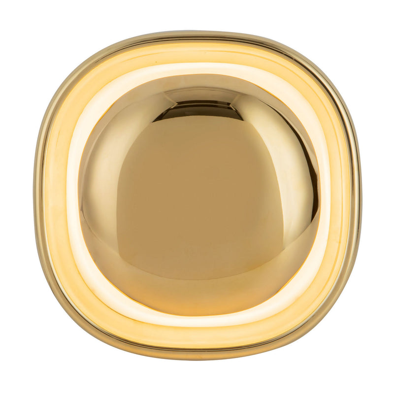 Kuzco Lighting WS17308-MRB LED Wall Sconce, Metallic Brass