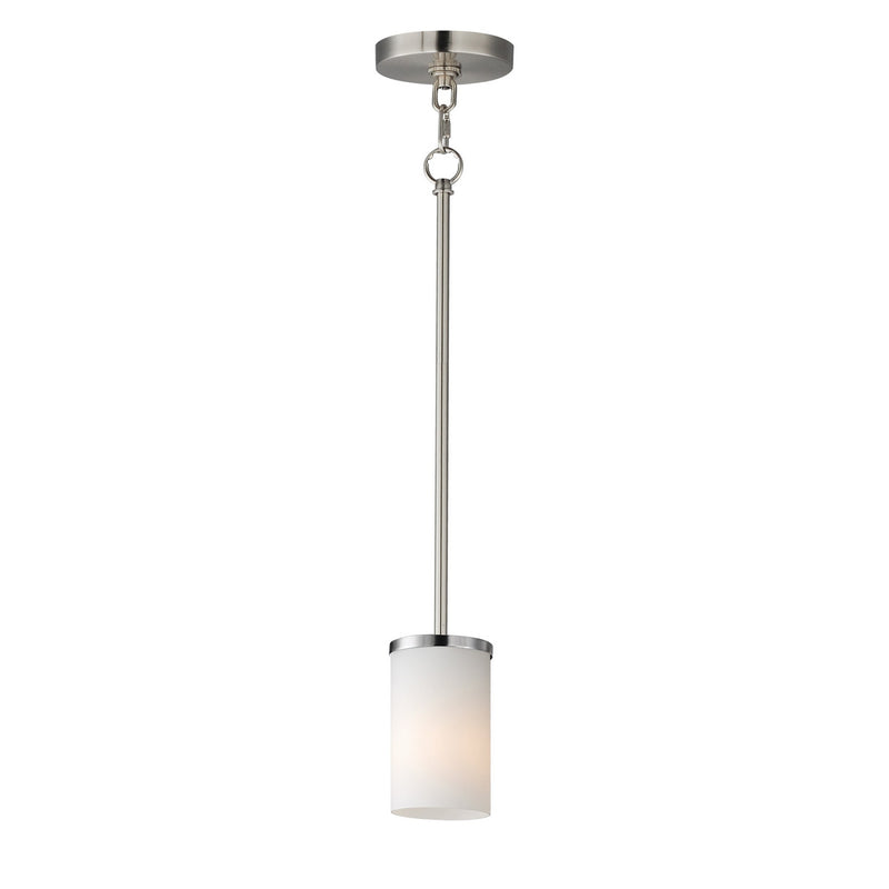 Maxim 90281SWSN One Light Pendant, Satin Nickel