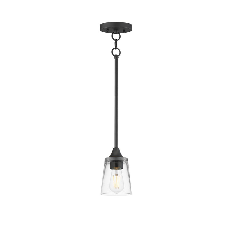 Maxim 92880CLBK One Light Pendant, Black