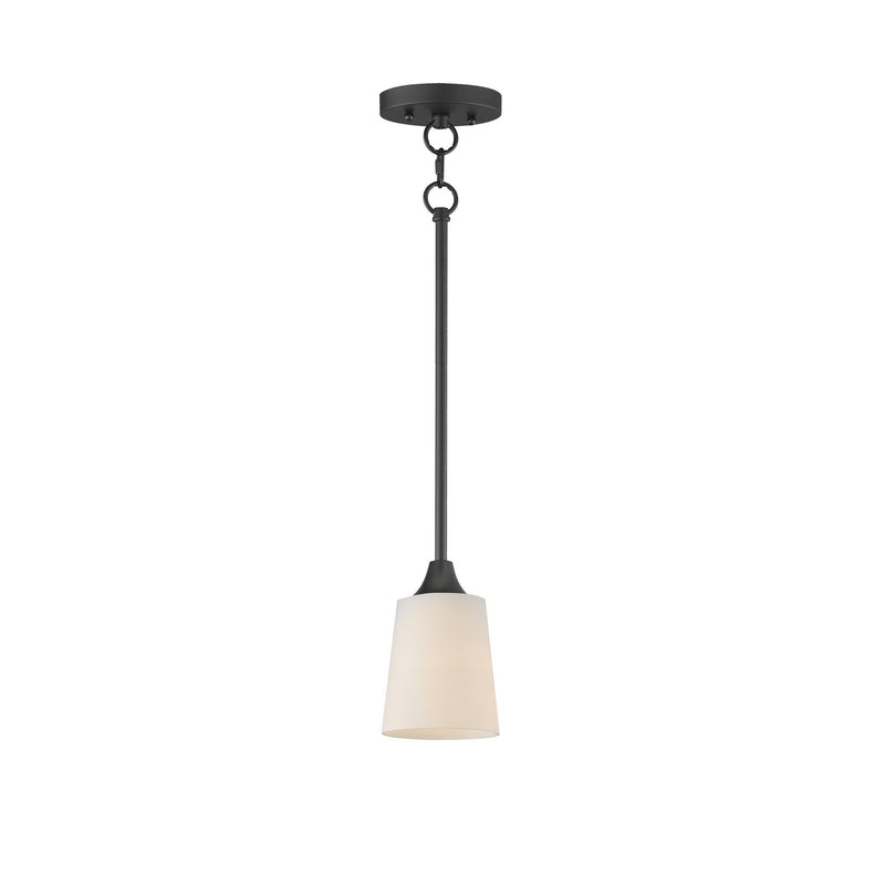 Maxim 92880SWBK One Light Pendant, Black