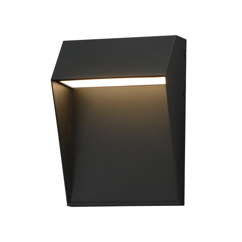 Maxim 42134BK LED Outdoor Wall Sconce, Black / Gold