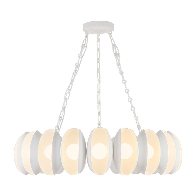 Alora CH305737AW LED Chandelier, Antique White