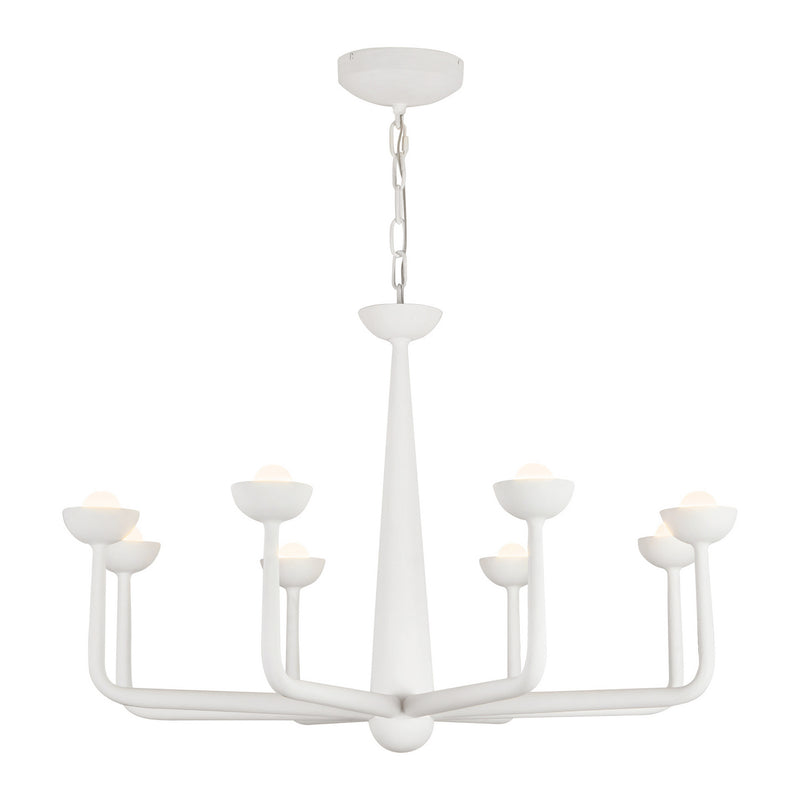 Alora CH313830AW LED Chandelier, Antique White