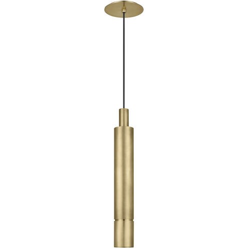 Visual Comfort Modern 700TDSOT21NB-LED927 LED Pendant, Natural Brass