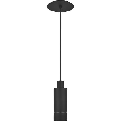 Visual Comfort Modern 700TDSOT9B-LED927 LED Pendant, Nightshade Black