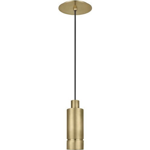 Visual Comfort Modern 700TDSOT9NB-LED927 LED Pendant, Natural Brass