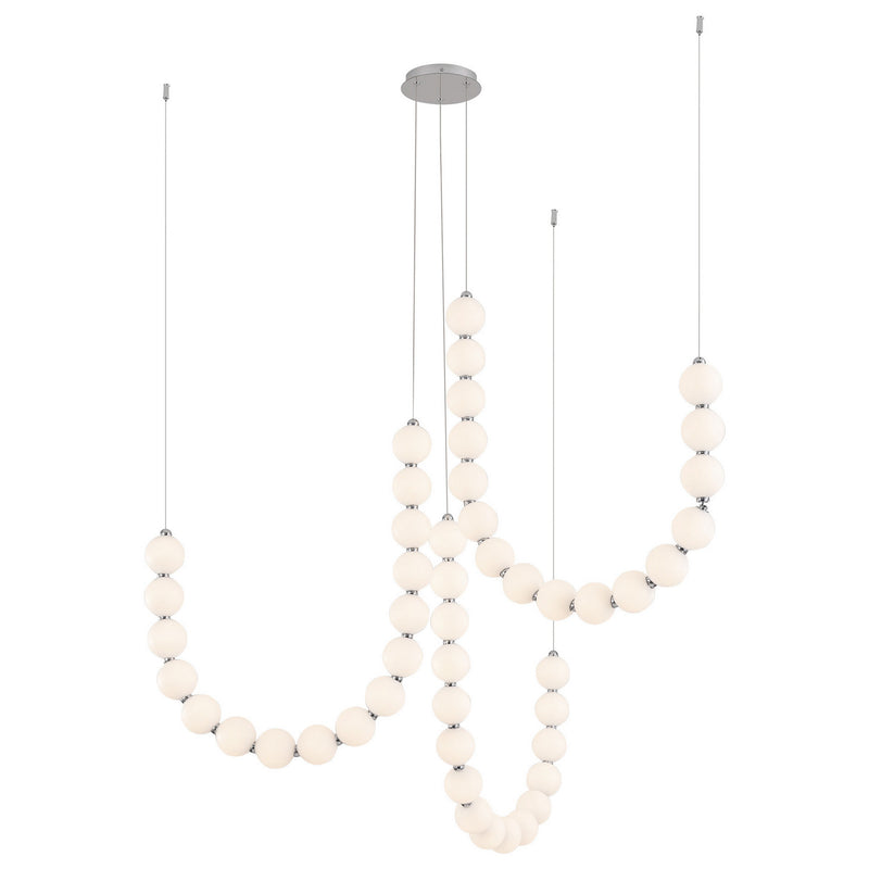 Alora CH321803CH-RT LED Chandelier, Chrome