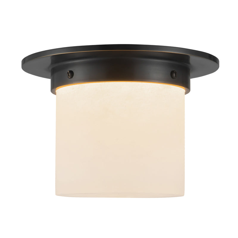 Alora FM360085UBAR One Light Flush Mount, Urban Bronze/Alabaster
