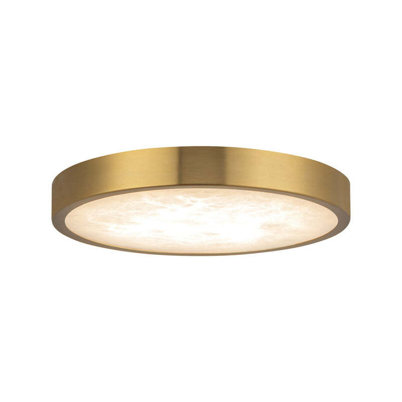 Alora FM653007BGAR LED Flush Mount, Brushed Gold/Alabaster