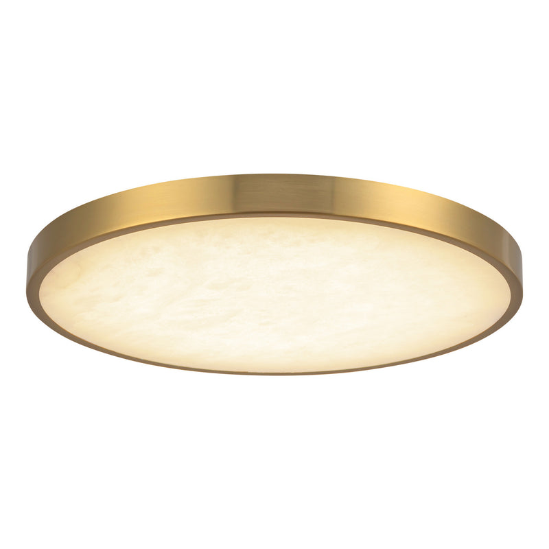 Alora FM653012BGAR LED Flush Mount, Brushed Gold/Alabaster