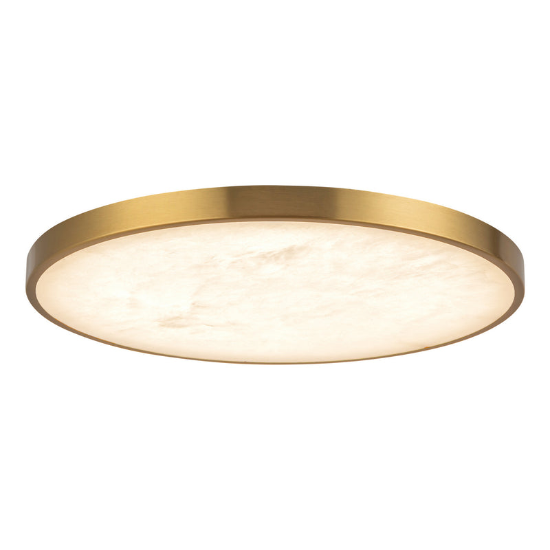 Alora FM653015BGAR LED Flush Mount, Brushed Gold/Alabaster