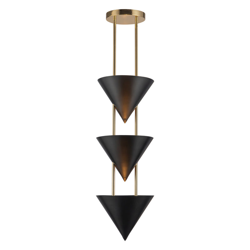 Alora PD341328UB Three Light Pendant, Urban Bronze