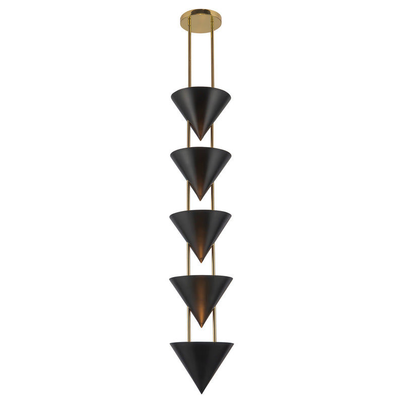 Alora PD341548UB Five Light Pendant, Urban Bronze
