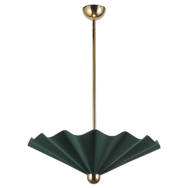 Alora PD354125PGN LED Pendant, Pine Green