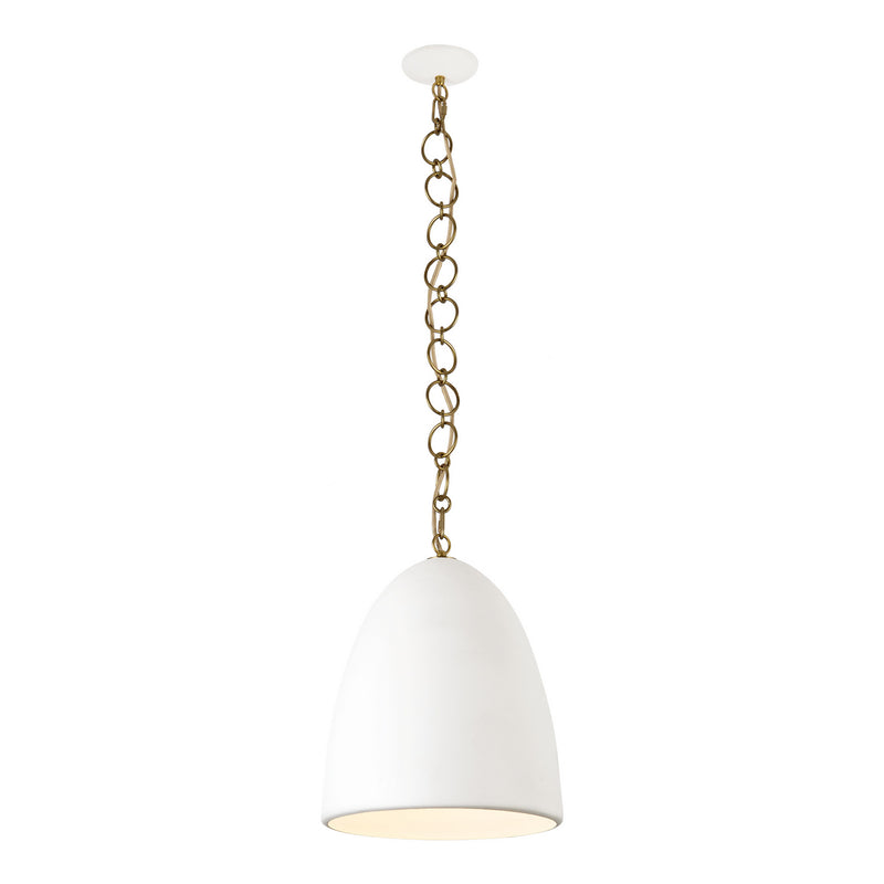 Alora PD423014AW One Light Pendant, Antique White