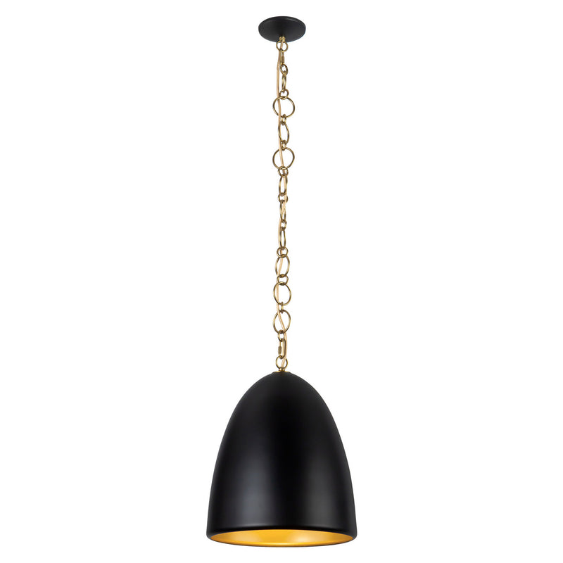 Alora PD423014MB One Light Pendant, Matte Black