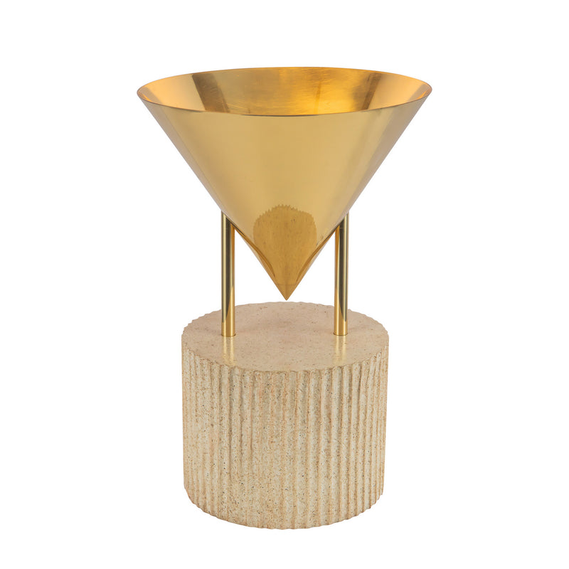 Alora TL341015PTB One Light Table Lamp, Patina Brass