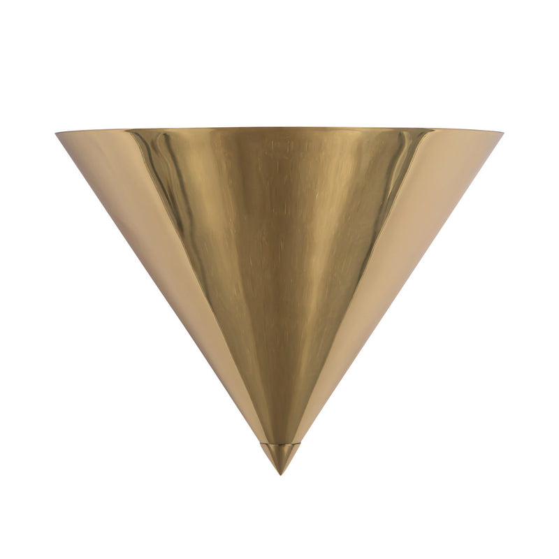 Alora WS341108PTB One Light Wall Sconce, Patina Brass