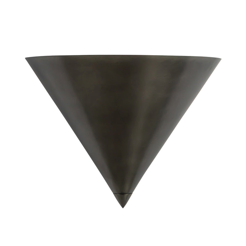Alora WS341108STA One Light Wall Sconce, Aged Steel