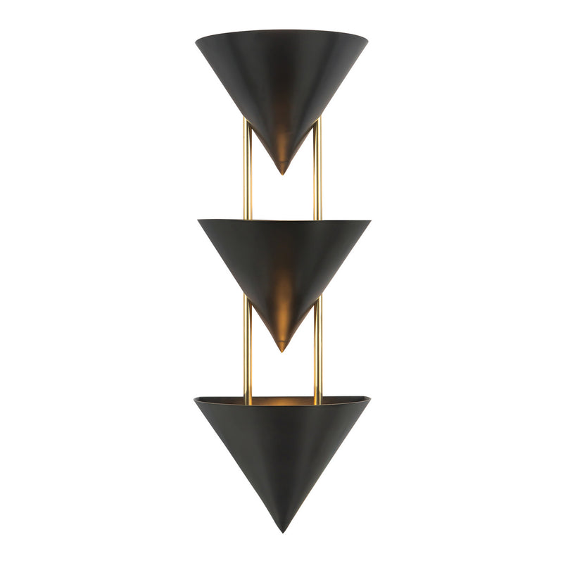 Alora WS341328UB Three Light Wall Sconce, Urban Bronze