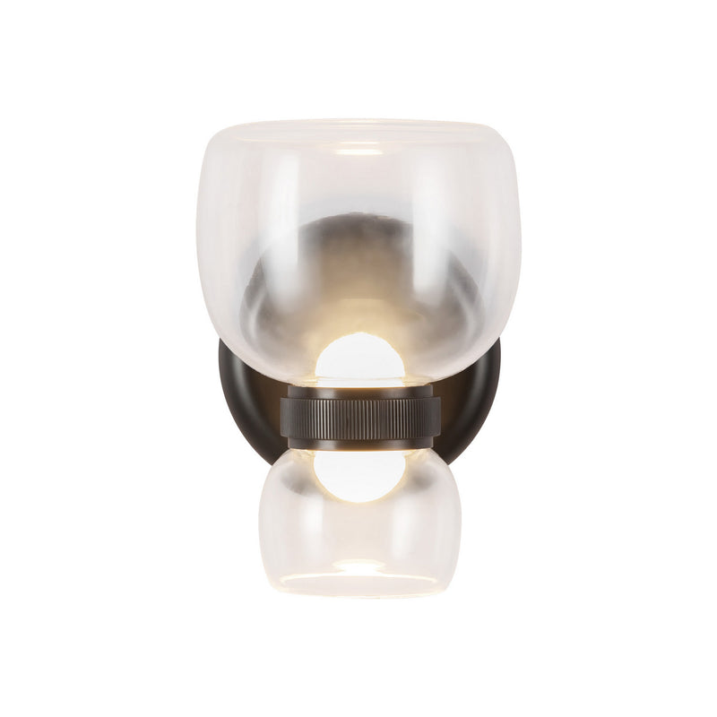 Alora WV310205UBCL LED Bathroom Vanity, Urban Bronze/Clear Glass