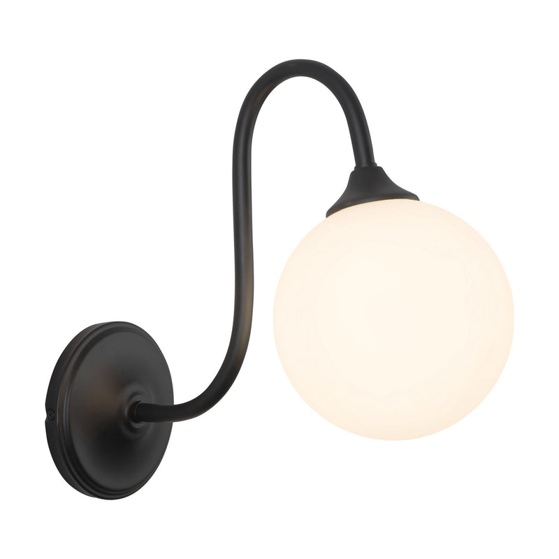 Alora WV561106MB One Light Bathroom Vanity, Matte Black