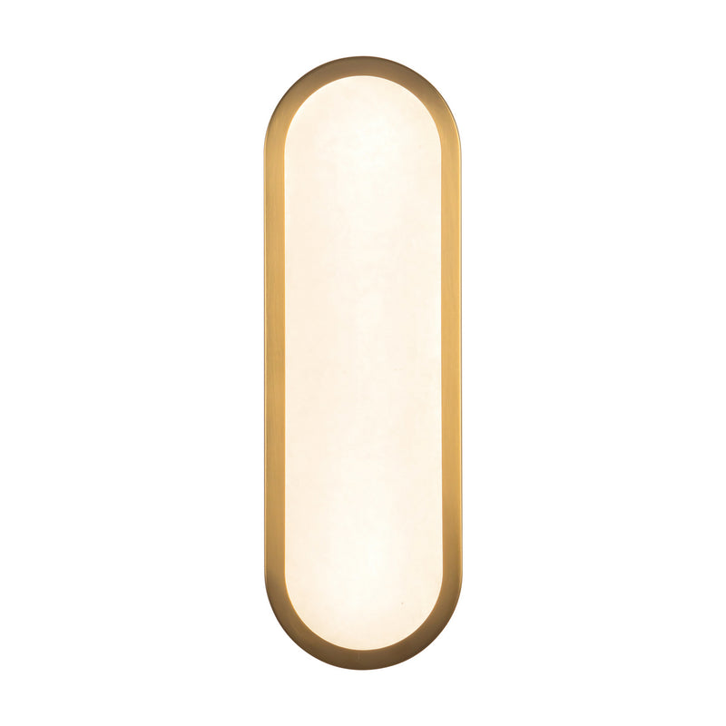 Alora WV653016BGAR LED Bathroom Vanity, Brushed Gold/Alabaster