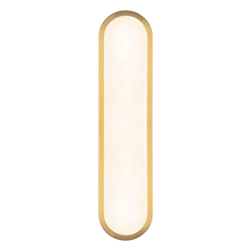 Alora WV653022BGAR LED Bathroom Vanity, Brushed Gold/Alabaster
