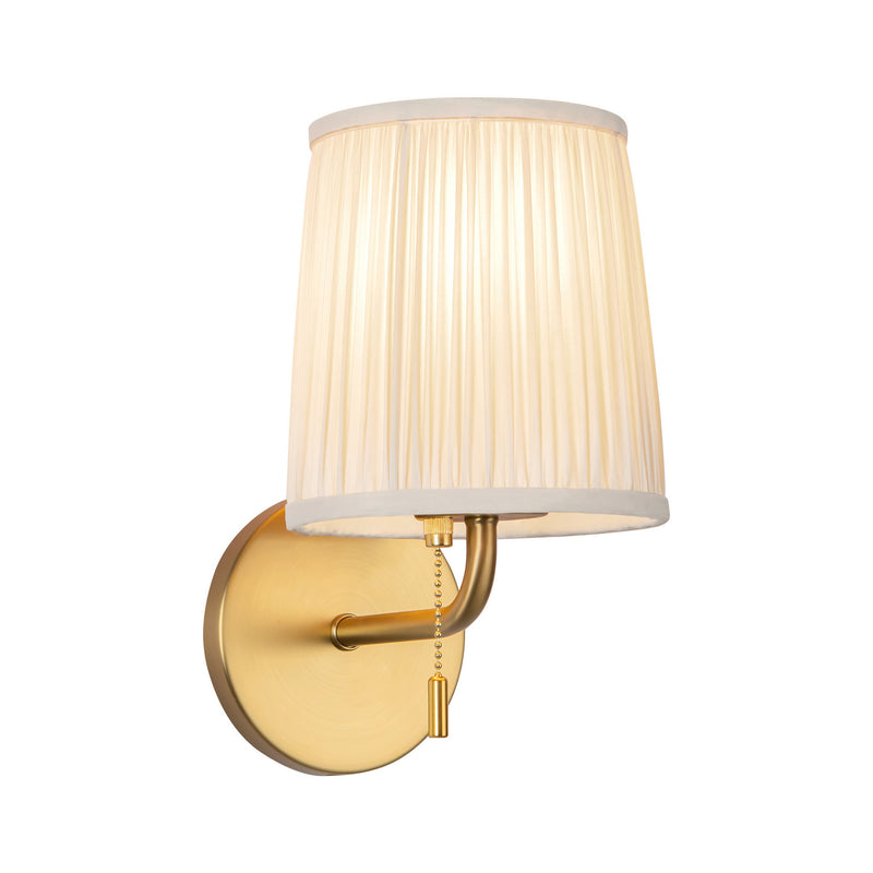 Alora WV675106BGWL One Light Bathroom Vanity, Brushed Gold/White Linen