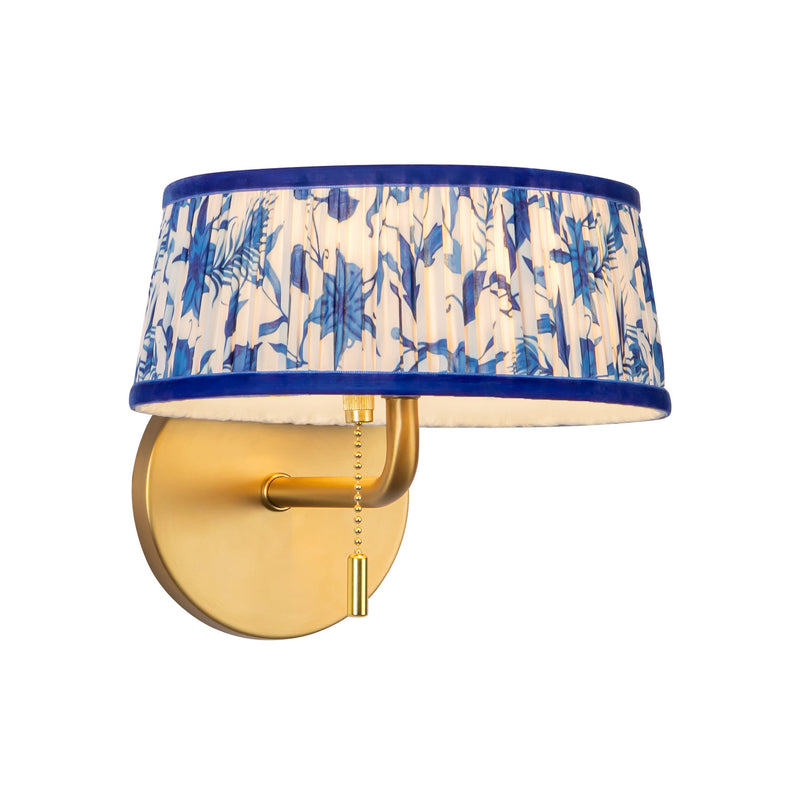 Alora WV675208BGBL Two Light Bathroom Vanity, Brushed Gold/Blue Linen