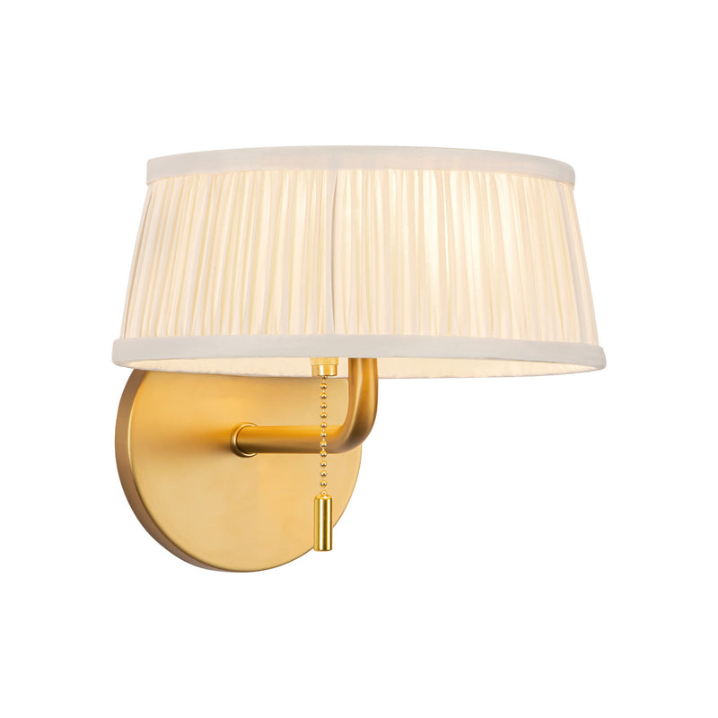 Alora WV675208BGWL Two Light Bathroom Vanity, Brushed Gold/White Linen