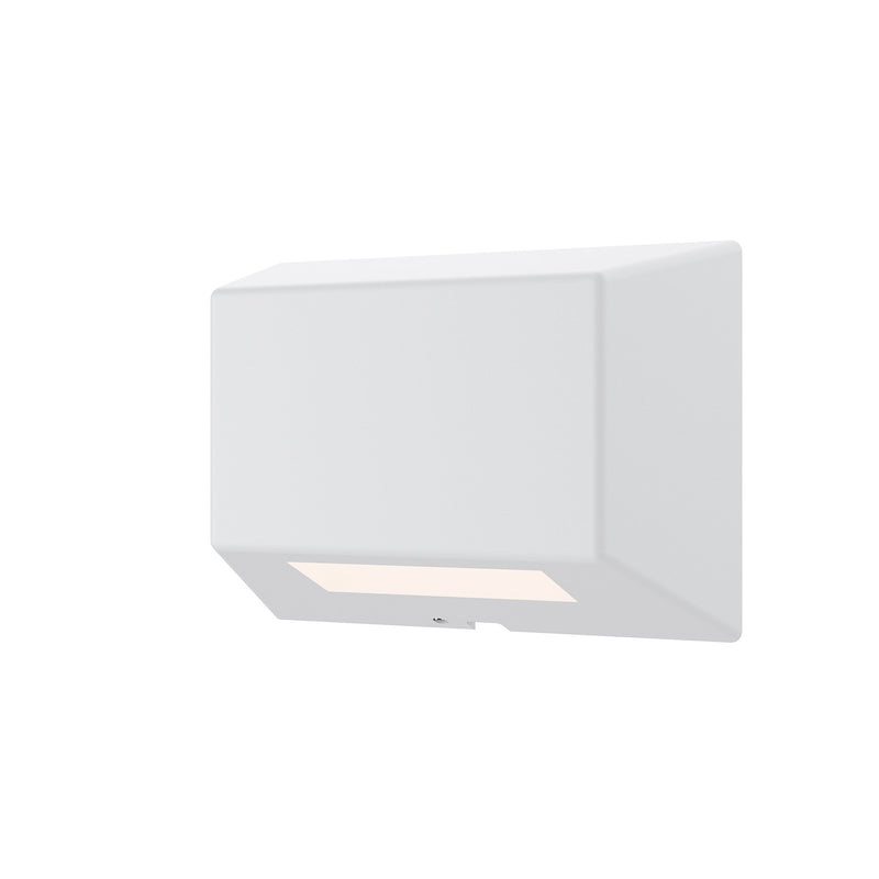 W.A.C. Lighting 3051-CSWT LED Deck Light, White on Aluminum