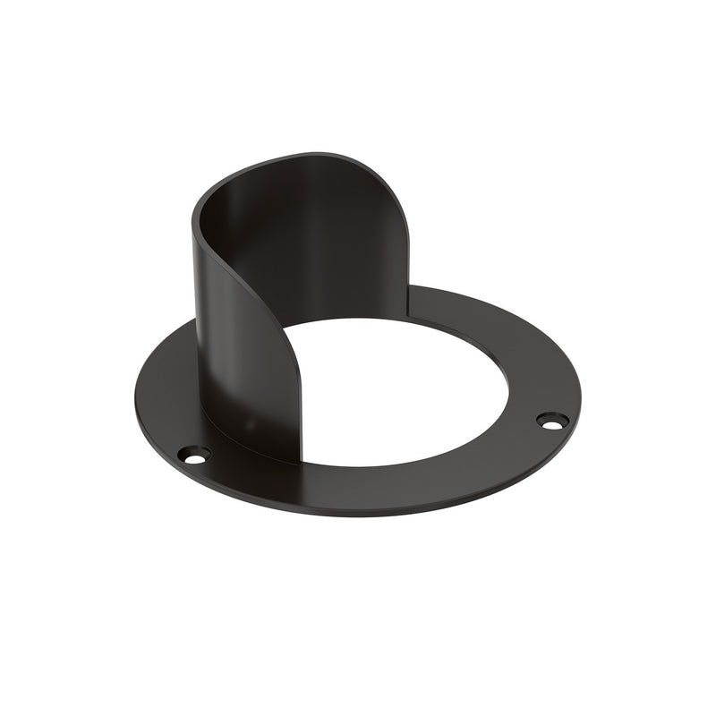 W.A.C. Lighting 5030-SHR-BBR Landscape 3" In-Ground Shroud, Bronze on Brass