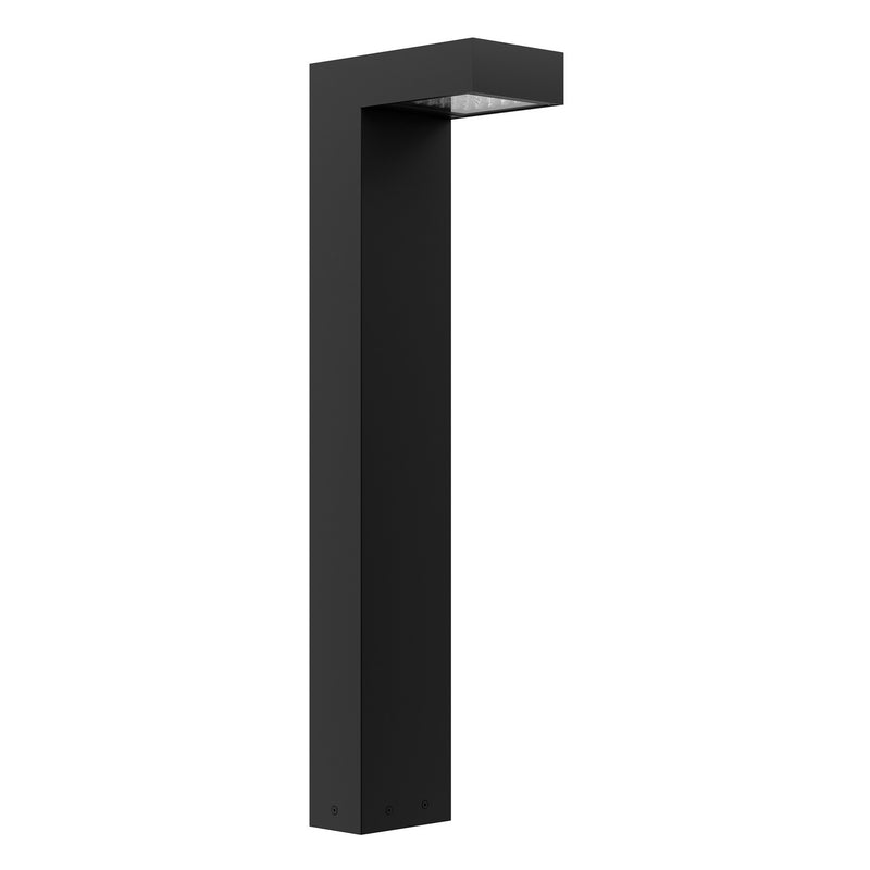 W.A.C. Lighting 6661-5CSBK LED Bollard, Black on Aluminum