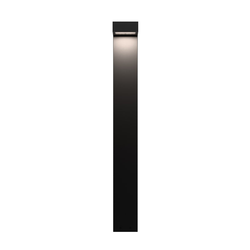 W.A.C. Lighting 6671-5CSBK LED Bollard, Black on Aluminum