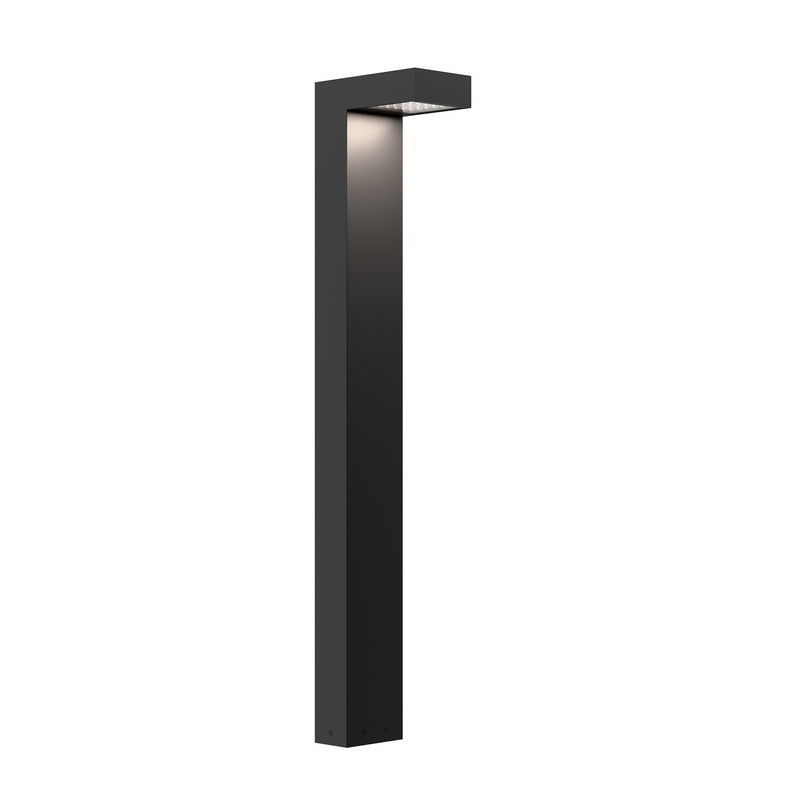 W.A.C. Lighting 6672-5CSBK LED Bollard, Black on Aluminum