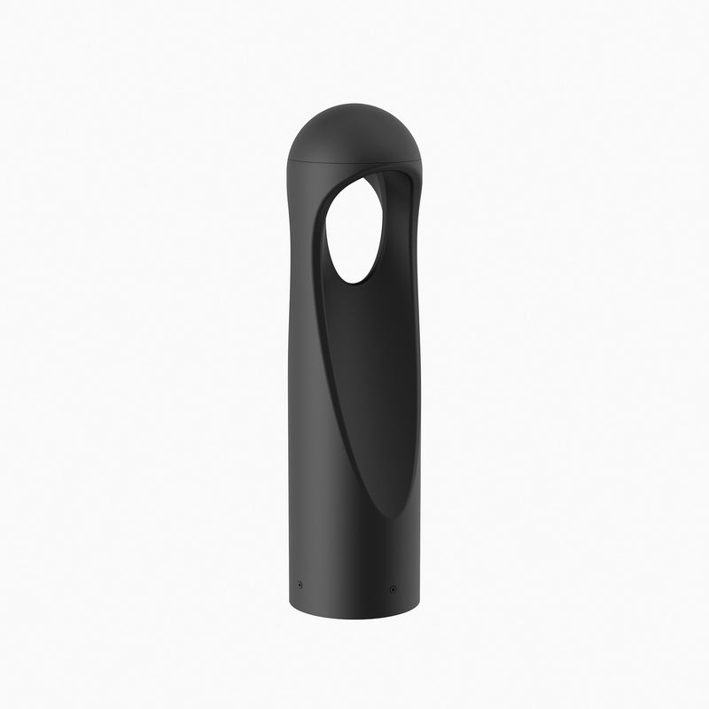 W.A.C. Lighting 6702-30BK LED Bollard, Black on Aluminum