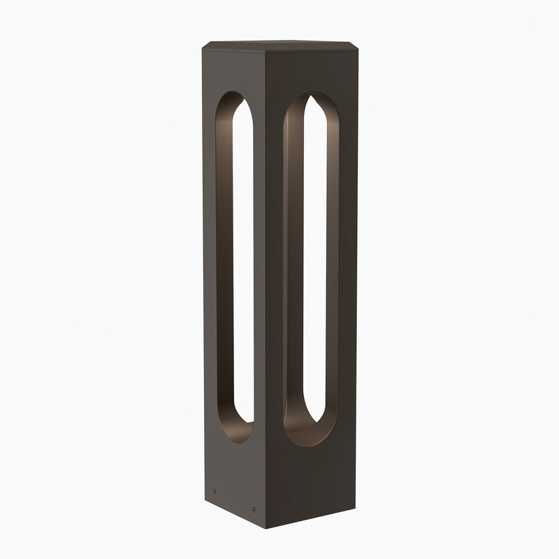 W.A.C. Lighting 6704-30BZ LED Bollard, Bronze on Aluminum
