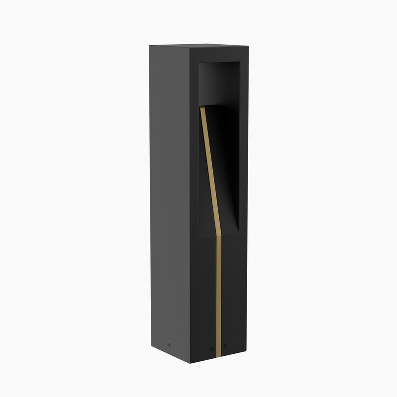 W.A.C. Lighting 6705-30BK LED Bollard, Black on Aluminum
