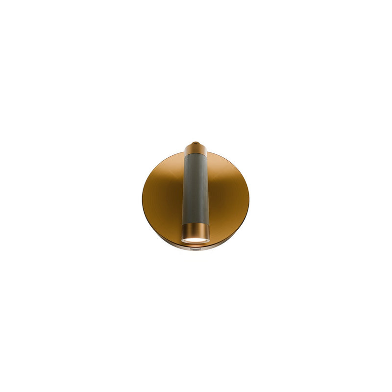 W.A.C. Lighting BL121606-AB LED Bed Task Light, Aged Brass
