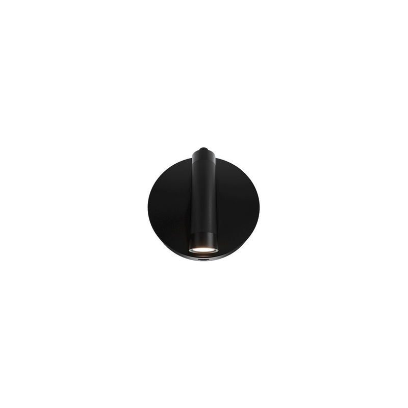 W.A.C. Lighting BL121606-BK LED Bed Task Light, Black