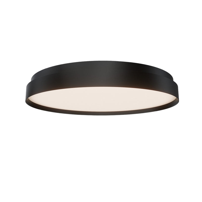 W.A.C. Lighting FM702632-TWA-BK LED Flush Mount, Black