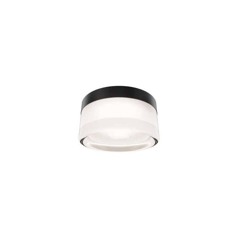 W.A.C. Lighting FMW704605-BK LED Outdoor Flush Mount, Black