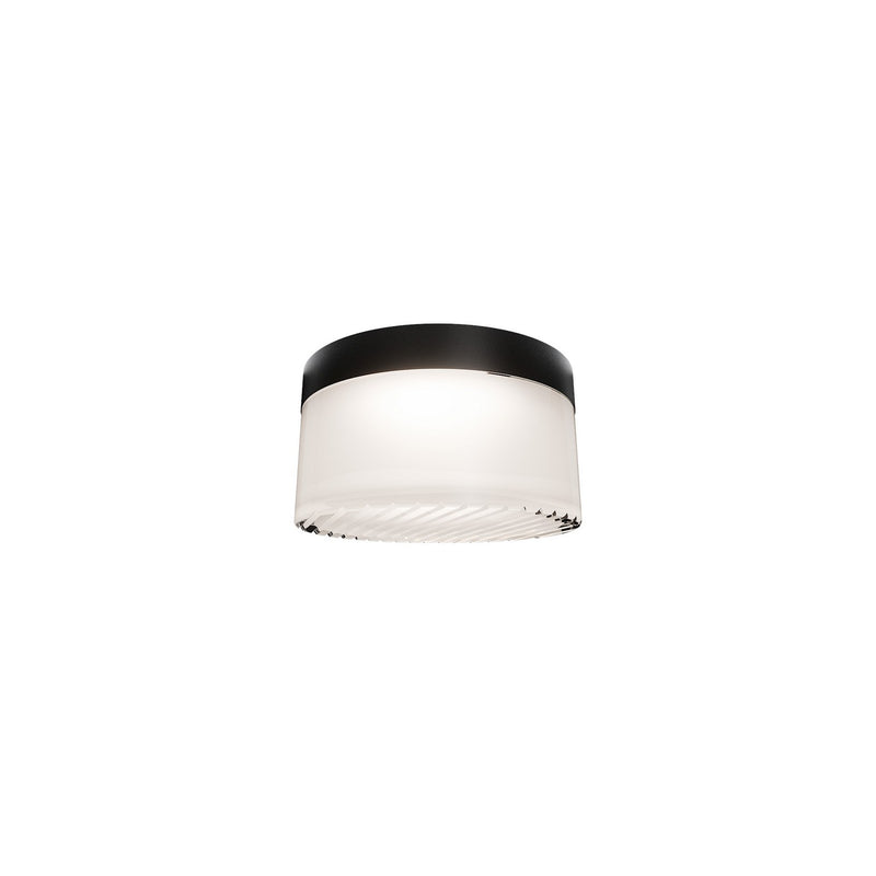 W.A.C. Lighting FMW705605-BK LED Outdoor Flush Mount, Black