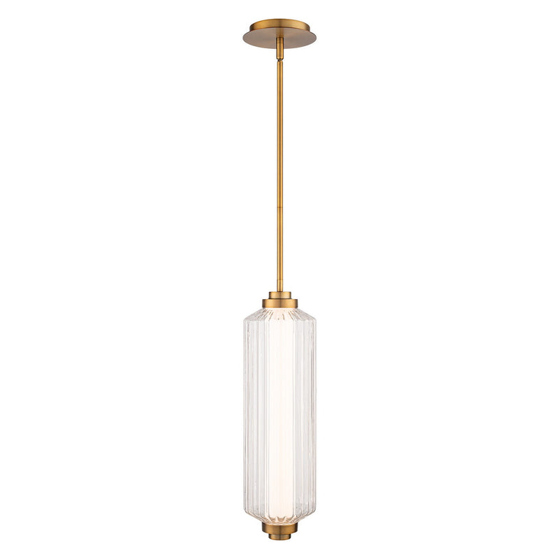 W.A.C. Lighting PD118620-AB LED Pendant, Aged Brass