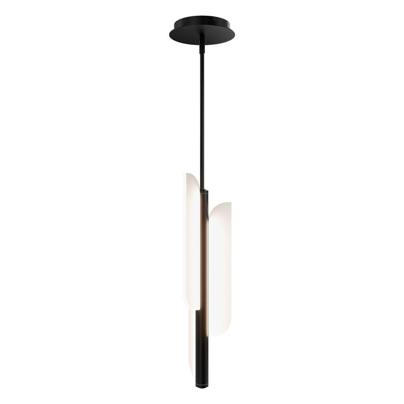 W.A.C. Lighting PD405619-BK LED Pendant, Black